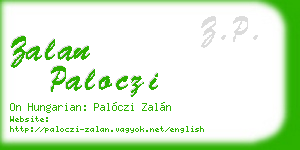 zalan paloczi business card